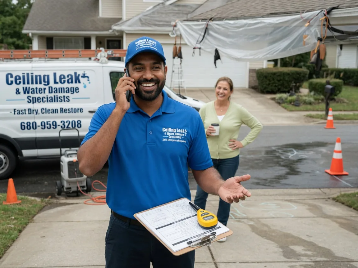 Ceiling Leak Cleanup Buda, TX FAQs